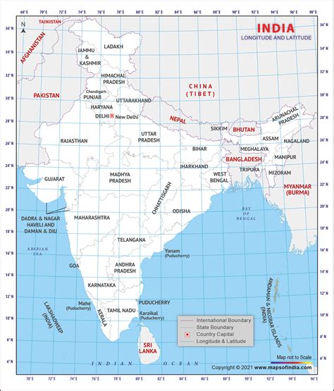 longitude and latitude finder india